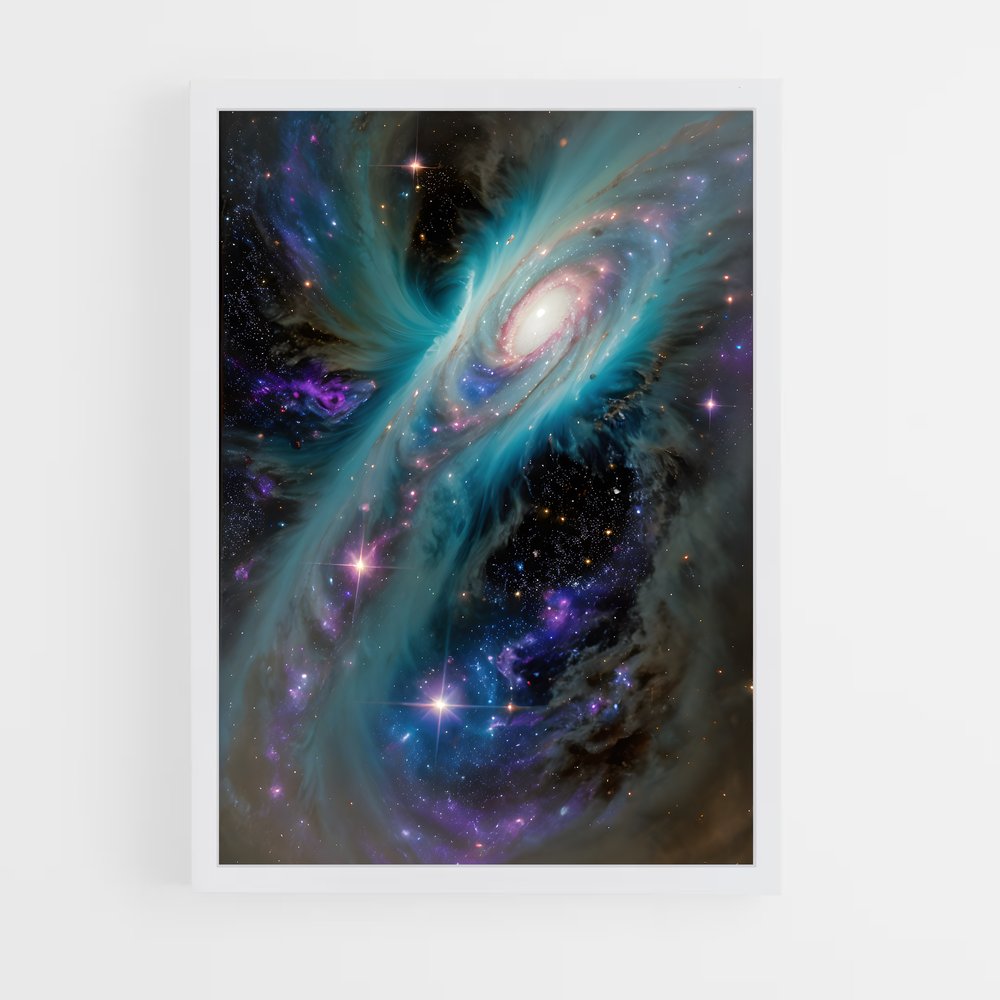 Poster Galaxie Éthérée – affiche Art spatial (vue 3)